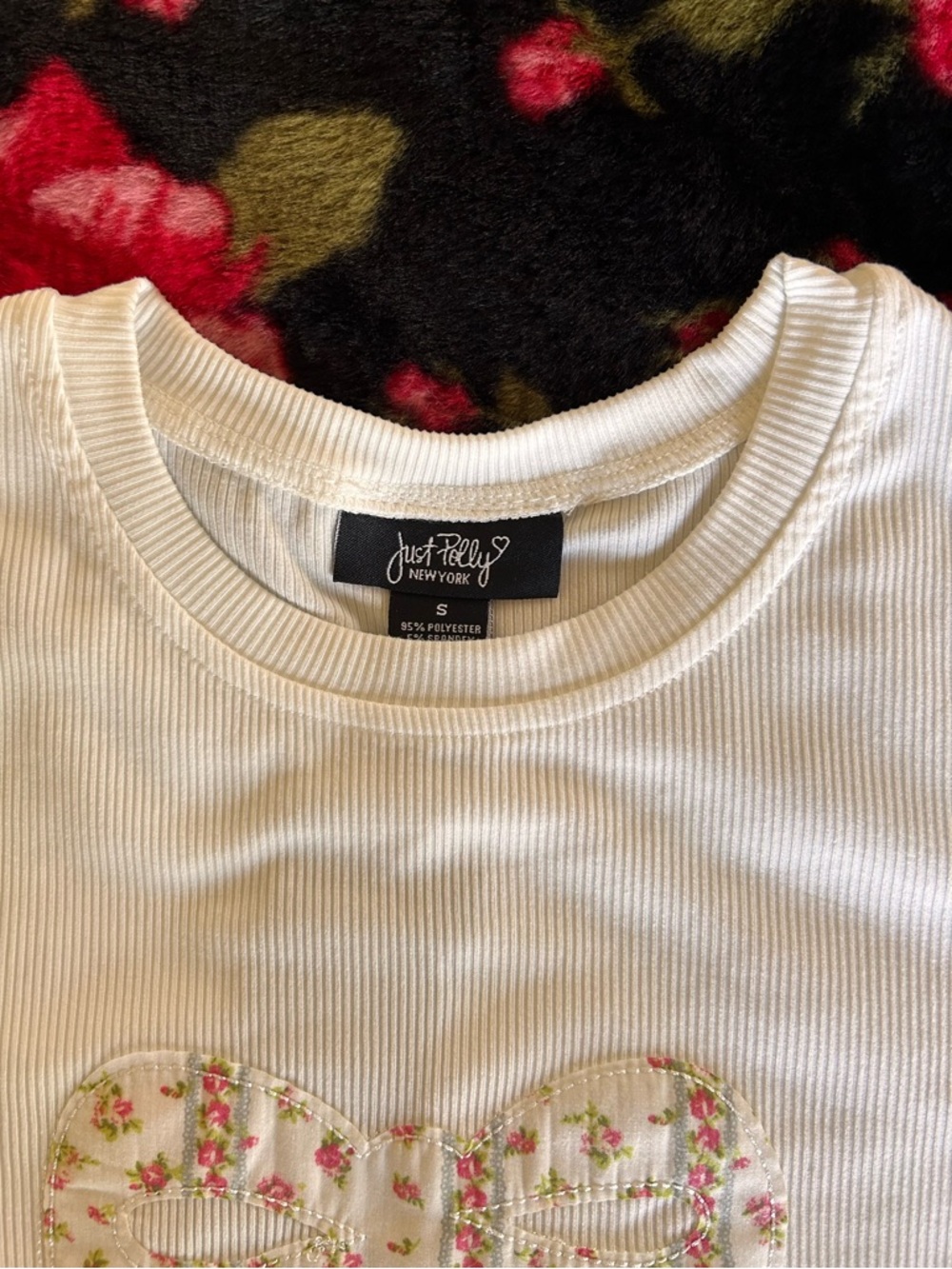 ***SOLD*** Just Polly Matching Tee and Shorts Rose Coquette Set - Picture 3 of 16